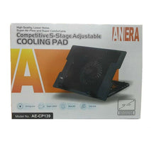 BASE / ENFRIAMIENTO / LAPTOP / 1 FAN / RECLINABLE / ANERA / AE-CP139