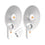 COMBO RADIOMODULAR MIMOSA PTP COMPLETO 25DBI 5GHZ-C5X-25DBI