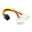 CABLE 6 PIN HEMBRA PUERTOS IDE 15CM ANERA AE-CABLE-D4P6P