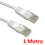 CABLE DE RED CAT 6 1MT GRIS QP-60150G
