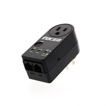 PROTECTOR / VOLTAJE / FORZA / 120V / 900J / 1 NEMA / RJ45 / UR100FOR17 / FVP1201N / ZION-2K10 / NEGRO