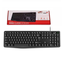 TECLADO MEMBRANA RESITENTE DERRAMES GENIUS KB-117