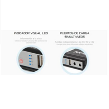 MINI UPS / FORZA / PORTABLE / POWER BANK / 14W / 5-9-12V / USB / UP120FOR01 / DC-140USB