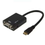 ADAPTADOR CONVERTIDOR MINI HDMI M A VGA HEMBRA 3.5MM ANERA AE-VCHDM01