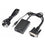 CABLE ADAPTADOR CONVERTIDOR DE VGA MACHO A HDMI HEMBRA CON AUDIO FULL HD 1080P ANERA AE-HDC012