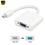 CABLE ADAPTADOR CONVERTIDOR MINI DISPLAYPORT MACHO A VGA HEMBRA 20CM NITRON