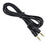 CABLE DE AUDIO AUXILIAR 3.5MM A 3.5MM NEGRO IMPLINE HD-214490 90CM / 1.8M / 3M