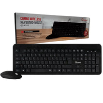 COMBO TECLADO Y MOUSE INALAMBRICO QUASAD QC-4583