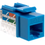 CONECTOR JACK HEMBRA PARA CABLE UTP CAT 6 QPCOM QP-KJ37C6BL