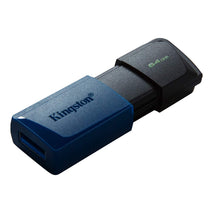 PENDRIVE / KINGSTON / 64GB / USB 3.2 / GEN 1 / EXODIA M / DTXM/64GB / NEGRO Y AZUL