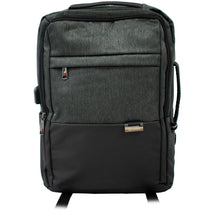 MOCHILA LAPTOP QUASAD NYLON 15.6 GRIS / NEGRO Q-19382-BR