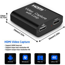CAPTURADORA / VIDEO / HDMI Y USB / ECO / V-TCVHU-4K