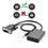 CABLE ADAPTADOR CONVERTIDOR DE VGA MACHO A HDMI HEMBRA CON AUDIO FULL HD 1080P M-5138