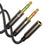 CABLE ADAPTADOR JACK 3.5MM HEMBRA A JACK DIVISOR 3.5MM MACHO AUDIO Y MICROFONO ANERA AE-3.5MMF-M202-20CM