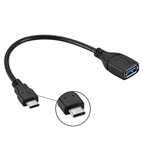 Adaptador OTG Tipo-C a USB3.0, Cable convertidor de Tipo-C Macho a USB3.0  Hembra de Eccomum