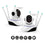 CAMARA IP WIFI HD 720P GIRATORIA 5 ANTENAS APP FTI CAMPRO