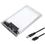 ENCLOSURE PARA DISCO 2.5 USB 3.0 TRANSPARENTE 17-02-011