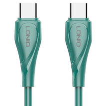 CABLE / TELEFONIA / USB-C A USB-C / 3.0 / 65W / 1M / VERDE / LDNIO / LC611