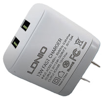 CARGADOR / TELEFONIA / SIN CABLE / 2.4 / 12W / LDNIO / H2221