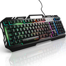 TECLADO / PC / TEDGEM / CABLE USB / CE0141 / GAMING / METALICO