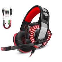 AUDIFONO / CABLEADO / PLUEFIRE / BEEXCELLENT / X0019HJYCJ / GAMING / NEGRO Y ROJO