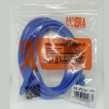 PATCH CORD / ETHERNET / ANERA / 50% COBRE / CAT5E / 3M / AZUL / AE-PCAC-3M