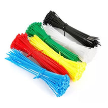 AMARRAS / PLASTICAS / ECO / 14CM / 100 ROJAS / 100 VERDES / 100 AMARILLAS  / 100 AZULES / 100 BLANCAS / CV-140-MC