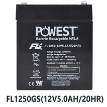 BATERIA SELLADA 12V-5AH POWEST FL1250GS