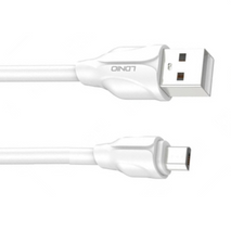 CABLE DE CARGA Y DATOS USB A V8 2 MTS LDNIO LS362