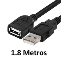 CABLE EXTENSION USB 2.0 MACHO A HEMBRA 1.8M ANERA AE-USBAM-AF-1.8M