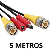 CABLE PARA CAMARA DE SEGURIDAD 5MTS AE-BNCDC-5M