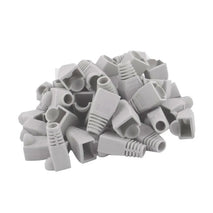 CAPUCHON PARA TERMINALES CONECTORES RJ45 GRIS / BLANCO POR UNIDADES