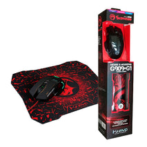 COMBO / MOUSE + PAD MOUSE / CABLE USB / GAMING / MARVO / G909L G1