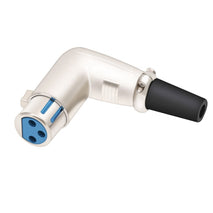 CONECTOR MICROFONO CANON HEMBRA EN L PARA SOLDAR T-4822