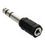 CONECTOR PLUG 1/4 STEREO A 3.5 JACK STEREO PLASTICO T-1714B