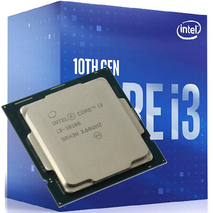 PROC / INTEL / CORE i3-10100 / 10TH GEN / 3.60-4.30GHZ / 4 NUCLEOS / 8 HILOS / 6MB / DDR4-2666 / UHD 630 / LGA1200 / CP301ITL02