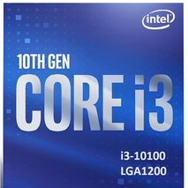 PROC / INTEL / CORE i3-10100 / 10TH GEN / 3.60-4.30GHZ / 4 NUCLEOS / 8 HILOS / 6MB / DDR4-2666 / UHD 630 / LGA1200 / CP301ITL02