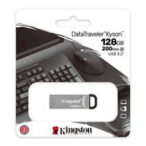 PENDRIVE KINGSTON 128GB USB 3.2 METALICA DTKN 128GB