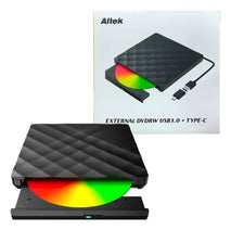 LECTOR / EXTERNO / CD / DVD / USB 3.0 / ALTEK / DVD-RW / USB3.0+TYPE-C