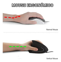 MOUSE / ANERA / CABLE USB / AE-MCV11-L / ERGONOMICO / PARA ZURDOS