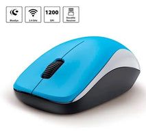 MOUSE / GENIUS / INALAMBRICO / NX-7000-C / CELESTE / BLUEEYE / 2.4GHZ / PILA AA / WINDOSW Y MAC / 31030027402 / GARANTIA (1 AÑO) {S21} [GENMOUWIR31030027402]