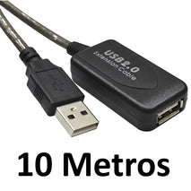 EXTENSION USB 2.0 MACHO A HEMBRA 10M AMPLIFICADA ANERA AE-USB-EXT-10M