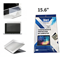 KIT 3 EN 1 PROTECTOR PARA LAPTOP 15.6″ / QH-224