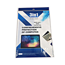 KIT 3 EN 1 PROTECTOR PARA LAPTOP 15.6″ / QH-224