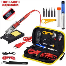 KIT DE HERRAMIENTAS - 12 PIEZAS -PARA SOLDAR- CAUTIN 80W -ES-KHS-80W