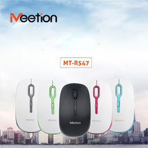 MOUSE / MEETION / INALAMBRICO / CELESTE/ MT-R547-C