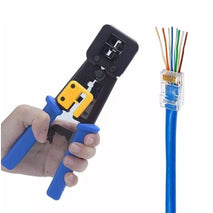 REMACHADORA PONCHADORA CONECTORES RJ45 - RJ11 - RJ12 NETWORK TOOLS  HD-TLP-208