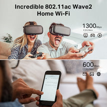 ROUTER AC1900, 4 ANT., 4 PTOS. GE, WI-FI 802.11AC WAVE2 1300/600 MBPS MU-MIMO TP-LINK ARCHER C80
