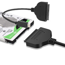 LECTOR DE DISCO / ADAPTADOR / USB-C 3.0 MACHO A SATA 2.0 MACHO / AE-USB3.0C-SA02