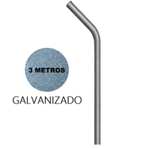 TUBO AISLADOR 2P GALVANIZADO 3M CERCO ELECTRICO